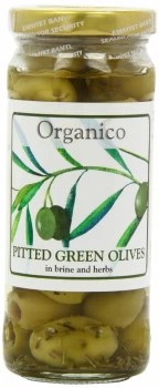 Organico Pitted Olives in Brine & Herbs 245g