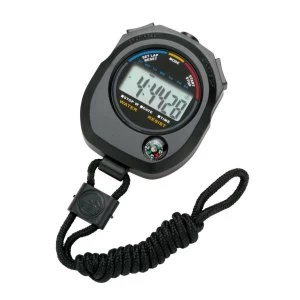 Water Resistant Stopwatch Black Battery Operated