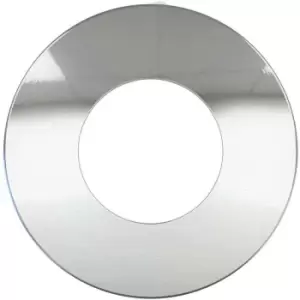 F-Type Bezel Accessory Flat - Brushed Steel - Brushed Steel - Luceco