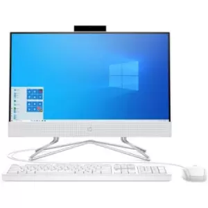 HP 22-dd1001na Intel Core i3 54.6cm (21.5") 1920 x 1080 pixels 4GB DDR4-SDRAM 256GB SSD All-in-One PC Windows 11 Home WiFi 5 (802.11ac) White