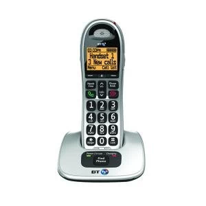 BT BT4000 Single Big Button DECT Cordless Phone Silver Black 069264