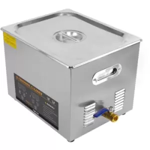 Digital Ultrasonic Cleaner 15L Professional Commercial Stainless - Silver