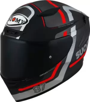 Suomy Track-1 Ninety Seven Helmet, black-red, Size L, black-red, Size L