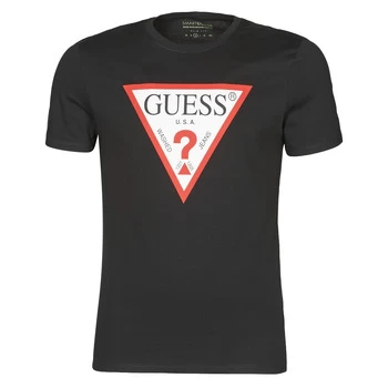Guess CN SS Original LOGO TEE mens T shirt in Black - Sizes XXL,S,M,L,XL,XS