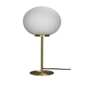 Queen Opal, Brass Globe Table Lamp