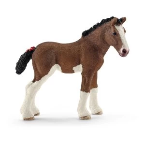 SCHLEICH Farm World Clydesdale Foal Toy Figure