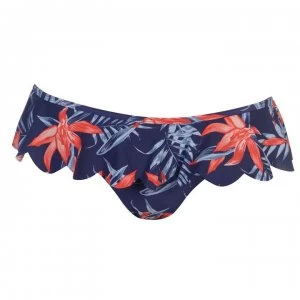 SoulCal Frill Bikini Briefs Ladies - Navy Floral