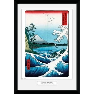Hiroshige The Sea At Satta 50 x 70 Collector Print