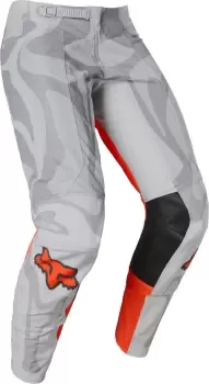 FOX Airline Exo Motocross Pants, grey-orange, Size 32, grey-orange, Size 32