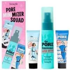 benefit The POREfessional Pore Minimizer Squad Face Primer and Makeup Setting Spray Trio Set (Worth GBP37.50)