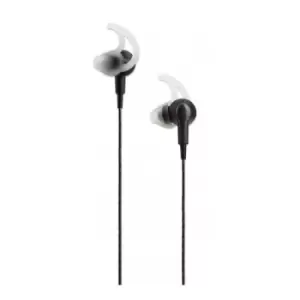 Manhattan Sport Earphones with Inline Microphone (Clearance Pricing) Integrated Controls Noise Isolating Ear Hook for Secure Fit Sweatproof Std 1x 3.5