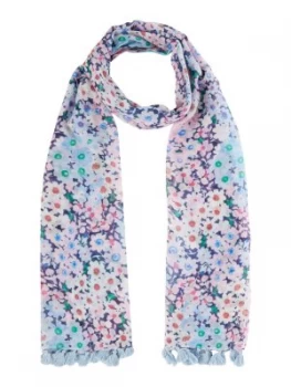 Kate Spade New York Daisy garden floral print oblong scarf Multi Coloured