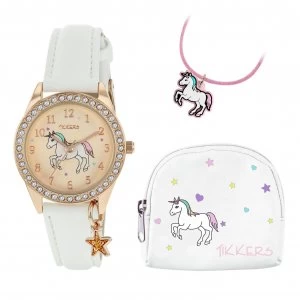 Tikkers Childrens Unicorn Watch Gift Set