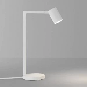 1 Light Desk Table Lamp Matt White, GU10