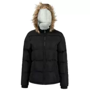 Lee Cooper Faux Fur Hood Jacket Ladies