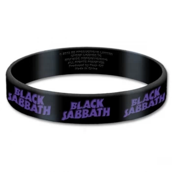 Black Sabbath - Logo Gummy Wristband
