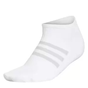 adidas Womens 3 Stripe Ankle Socks - White