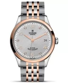 Tudor 1926 36mm Silver Diamond Dial Rose Gold and Stainless Steel Mens Watch M91451-0002 M91451-0002