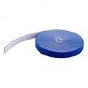 StarTech 100ft Blue Hook and Loop Cable Roll