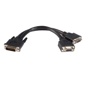 StarTech 8" LFH 59 to Dual VGA DMS 59 Cable