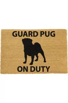 Guard Pug doormat - Regular 60x40cm