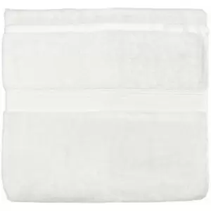 Paoletti Cleopatra Egyptian 100% Cotton Face Cloth, White, 2 Pack