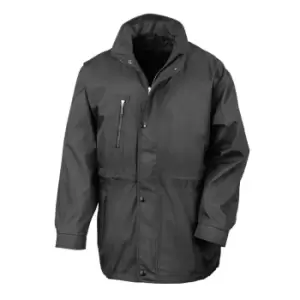 Result Mens Premium City Executive Breathable Winter Coat (XL) (Black)