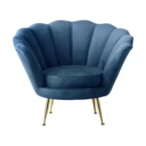 Gallery Direct Rivello Occasional Chair / Inky Blue