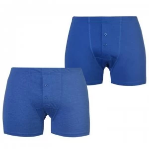 Slazenger 2 Pack Boxers Mens - Blue/BlueMarl