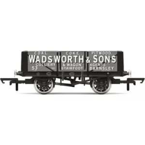 Hornby 5 Plank Wagon, Wadsworth & Sons Era 2 Model Train