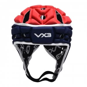 VX-3 Airflow Rugby Headguard - Navy/Red