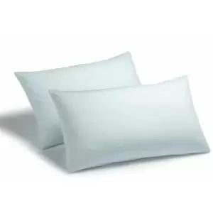 Charlotte Thomas - Poetry Plain Dye 144 Thread Count Combed Yarns Duck Egg Housewife Pillowcase Pair