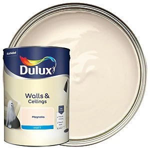 Dulux Walls & Ceilings Magnolia Matt Emulsion Paint 5L
