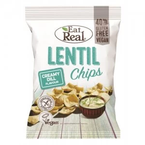 Eat Real Lentl Chip Cream Dill 40g