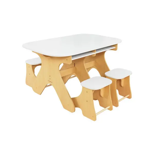 KIDKRAFT NETHERLANDS BV Arches Expandable Table & Bench Set - Children's Furniture KidkftArchExpandable&Bench20155