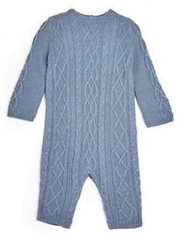 Mamas & Papas Cable Knit Romper Baby Boys