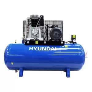 Hyundai HY75270-3 270L 3-Phase Floor-Mounted Belt Drive Compressor 7.5hp 400V