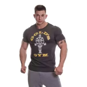 Golds Gym Muscle T Shirt Mens - Grey