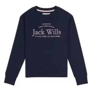 Jack Wills BB Crew Sweatshirt - Blue