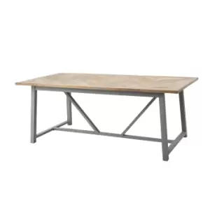 Hill Interiors Nordic Collection Dining Table in Grey