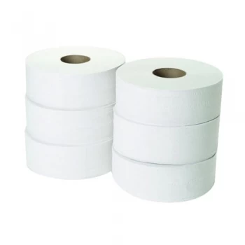 2-Ply Jumbo Toilet Roll 300 Metres Pack of 6 JWH330