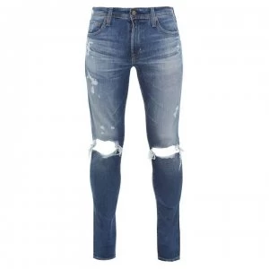 AG Jeans Stockton Distressed Skinny Jeans Mens - Obliterate