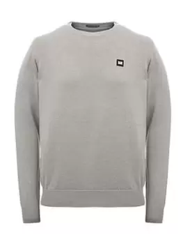 Weekend Offender Lima Cotton Crew Neck Sweater, Drizzle Size M Men