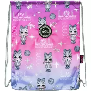 Hype LOL Surprise Dancebot Drawstring Bag (One Size) (Pink/Lilac)
