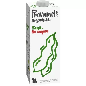 Provamel Unsweetened Soya Milk (Red) - Organic 1Ltr x 12