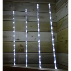 Premier Decorations Ltd - 4 80cm Christmas Multi Action Digital Path Tube Lights - 48 Cool White LEDs