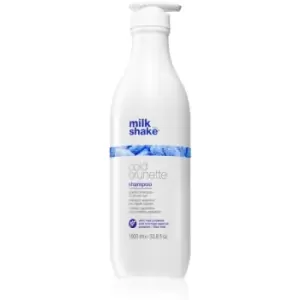 Milk Shake Cold Brunette Shampoo shampoo for neutralising brassy tones for brown hair shades 1000 ml