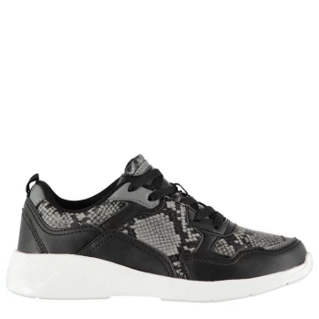 Fabric Corso Trainers Ladies - Blk/Grey/Snake