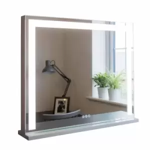 At Home Comforts Greta Hardwood Landscape Mirror LED Strip