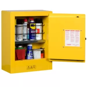 Justrite Counter top Flammable Storage Cabinet - self close - 8904201